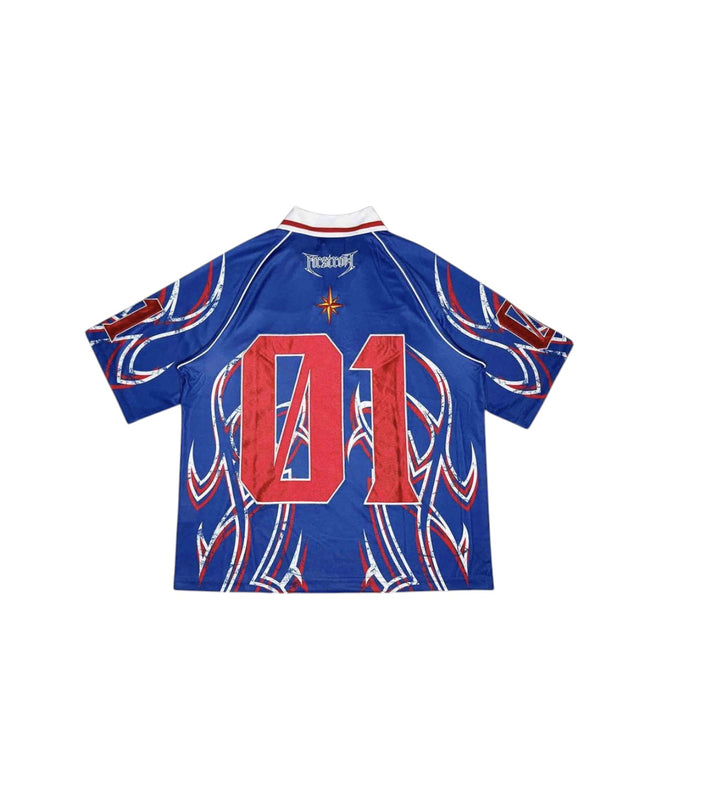 AXIS OF FLAME SHORT SLV SPORTS JERSEY