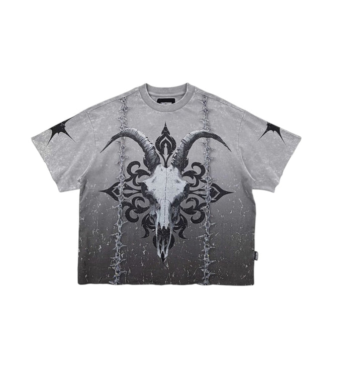 SHADOW WORSHIP IRON PSALM CROP TEE