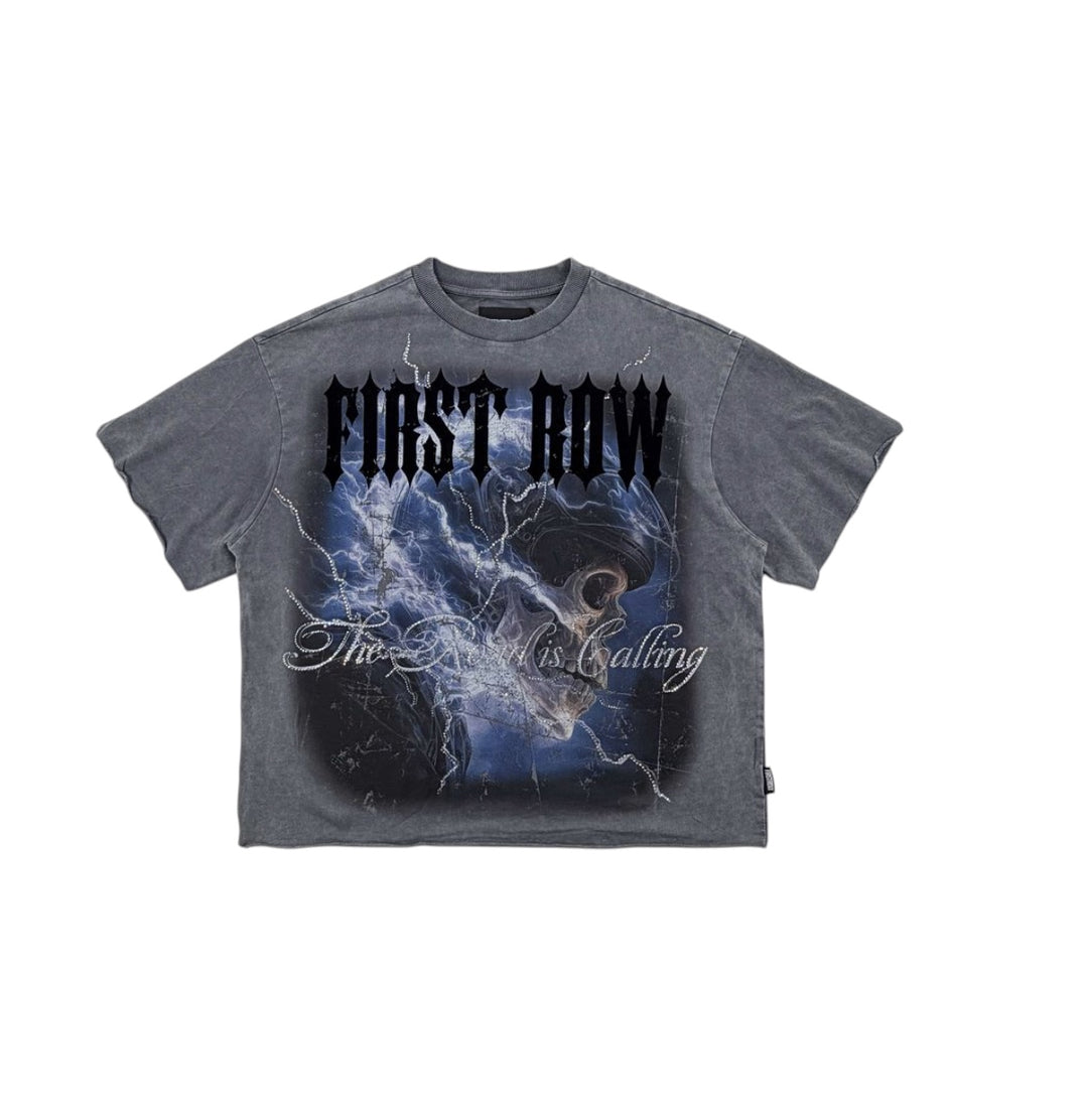 STEEL ANGELS ASH PARISH CROP TEE