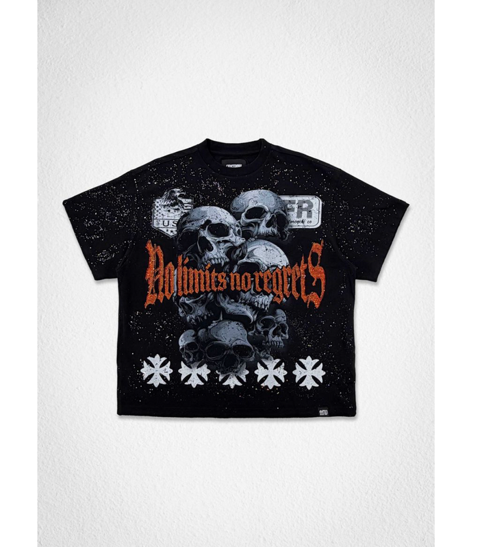 STEEL ANGELS EMBER STORM CROP TEE