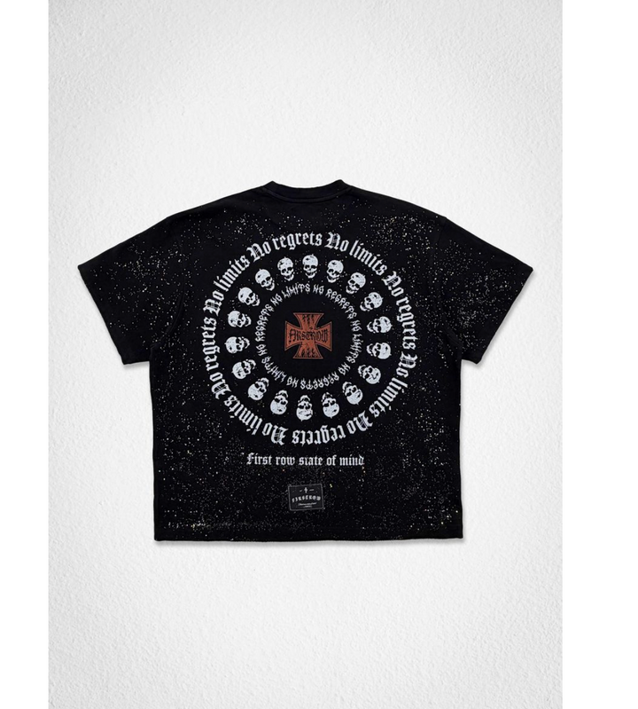 STEEL ANGELS EMBER STORM CROP TEE
