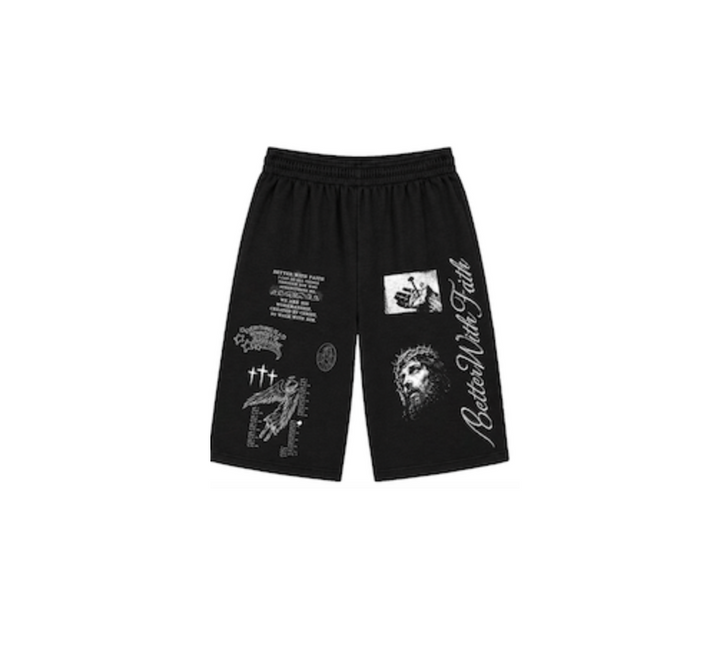 BWF 3/4 SHORTS - BETTER WITH FAITH