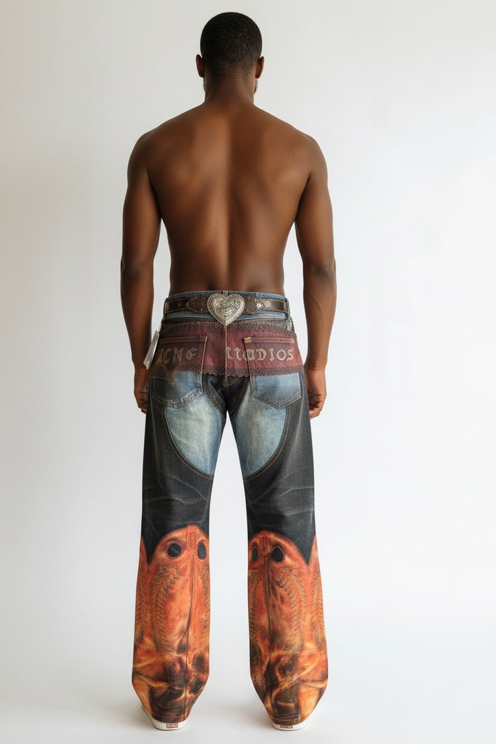 Acne Studios Cowboy Flare Jeans