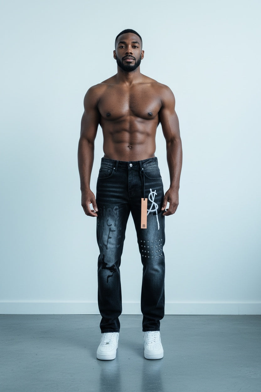 Ksubi "Bring Back Life" Skinny Denim - Black Wash