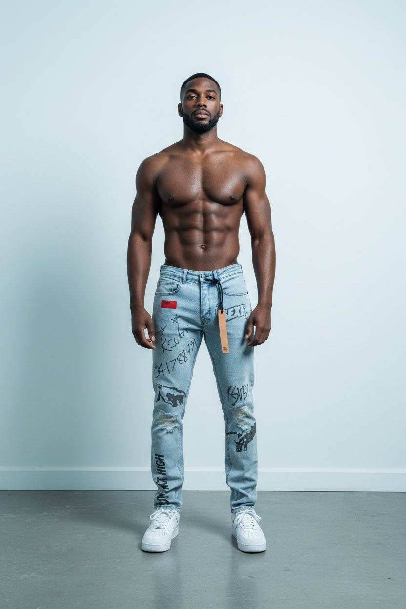 Ksubi Skinny Denim - Light Blue