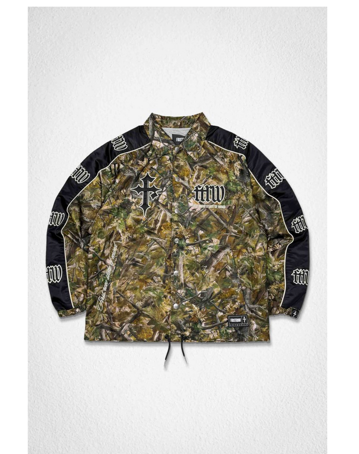 STATE OF MIND CAMO COACH JACKET