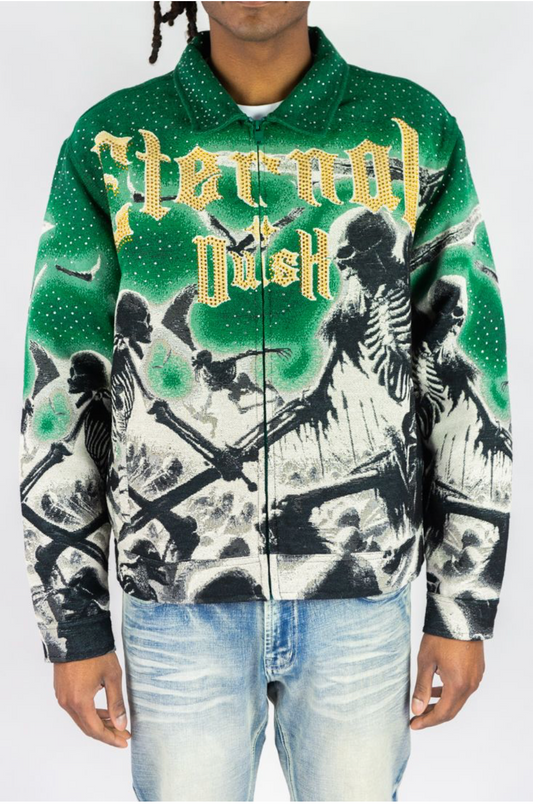 Eternal Dusk Tapestry Jacket - Green
