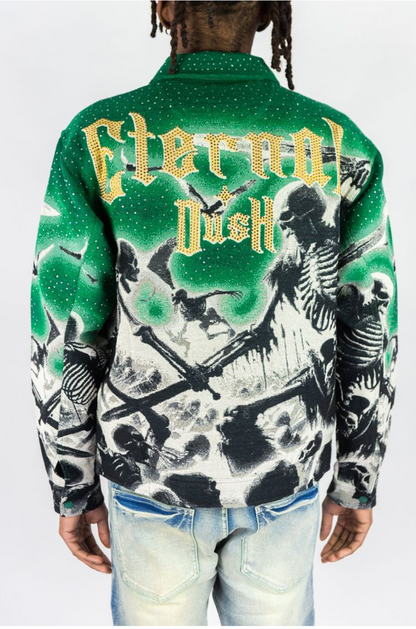 Eternal Dusk Tapestry Jacket - Green