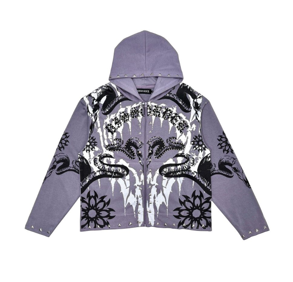 Glory Of Conquest Zip Up - Purple