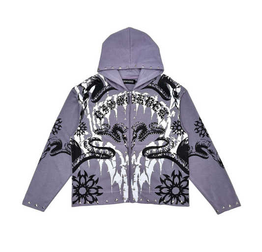 Glory Of Conquest Zip Up - Purple