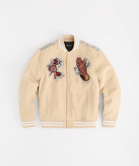 Prayer In Motion Tapestry Jacket - Cream