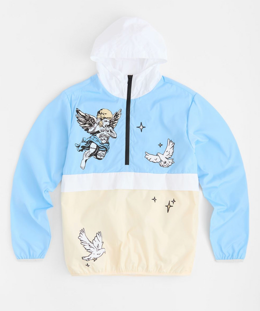 Anti Social Socialite Jacket - Blue/Cream