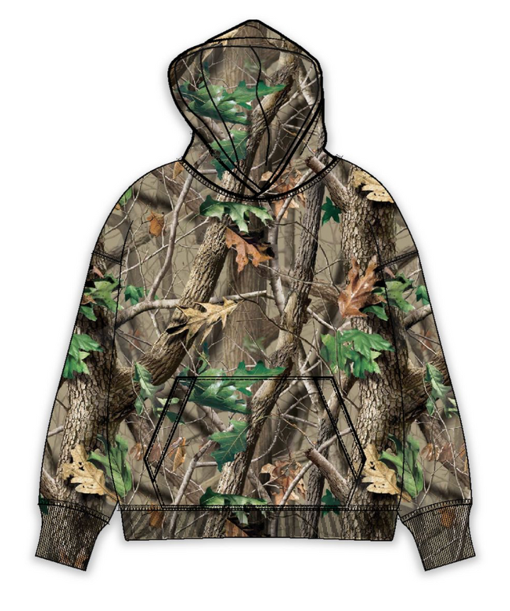 Box Fit Forest Hoodie - Camo