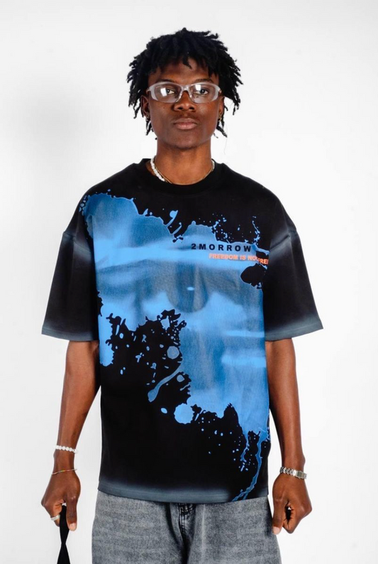 Eye Splotch Graphic Tee - Black