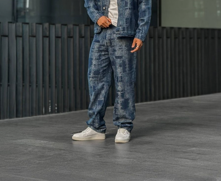 Nobu Baggy Jeans - Blue