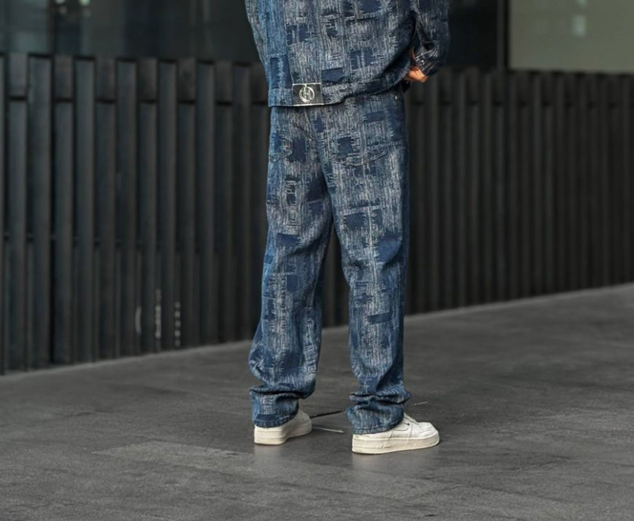 Nobu Baggy Jeans - Blue