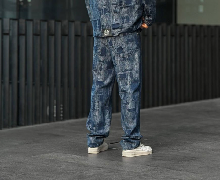 Nobu Baggy Jeans - Blue