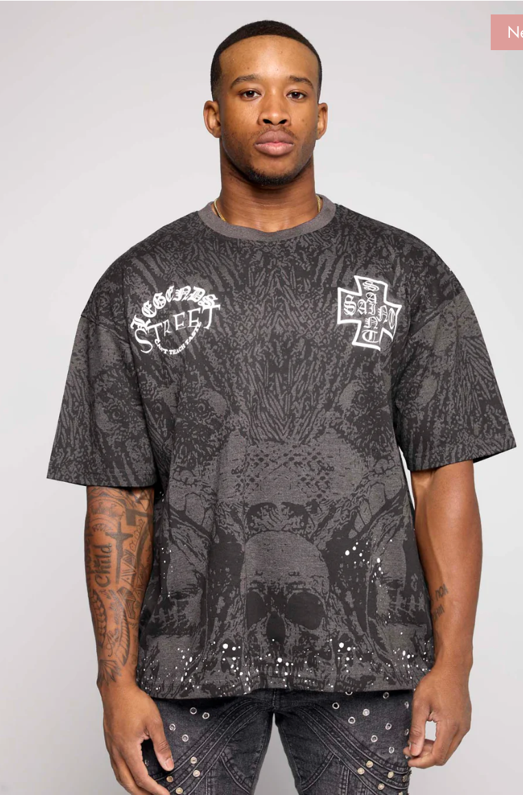 Legends Street Tee - Grey