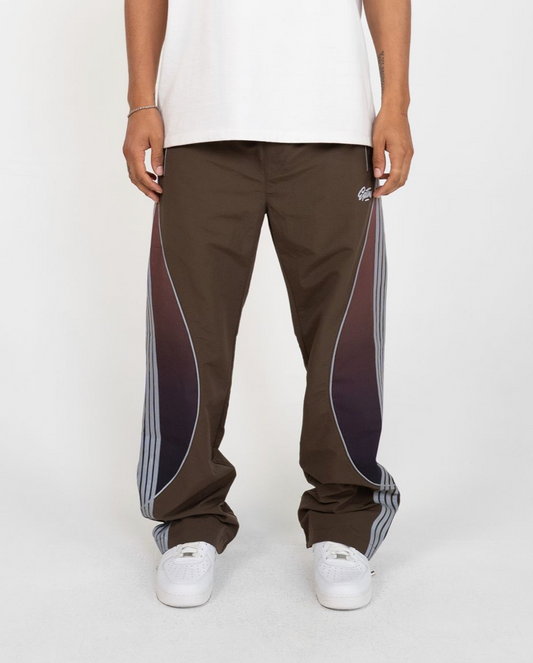 Solar Nylon Baggy Pants - Brown