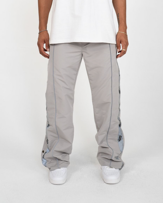 Nightrun Nylon Baggy Pants - Grey