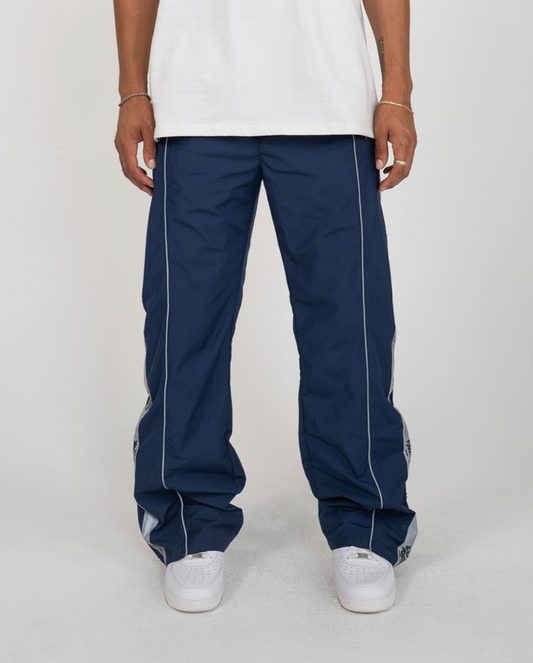 Nightrun Nylon Baggy Pants - Navy