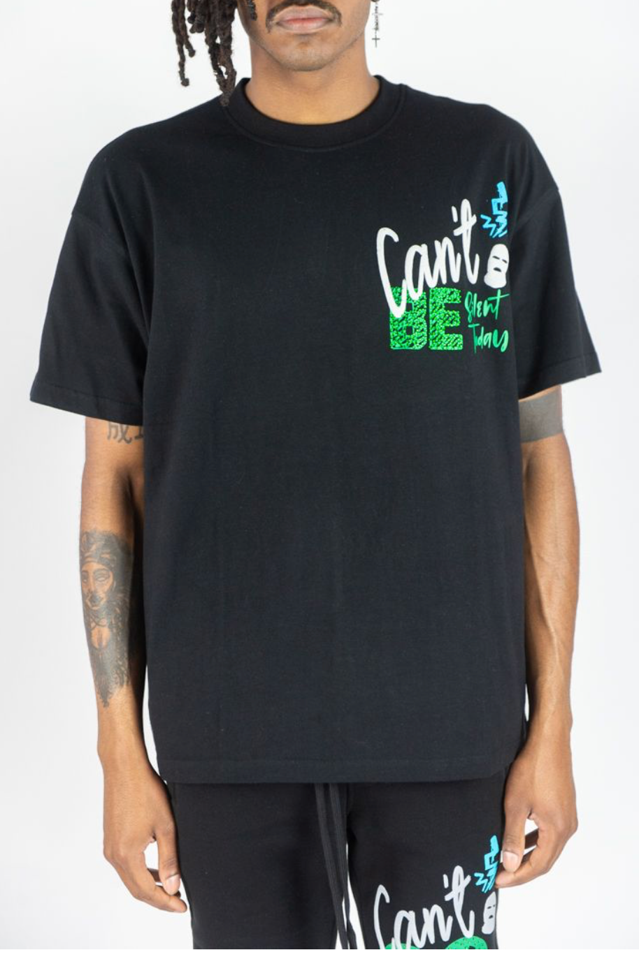 Can't Be Silent Tee - Black