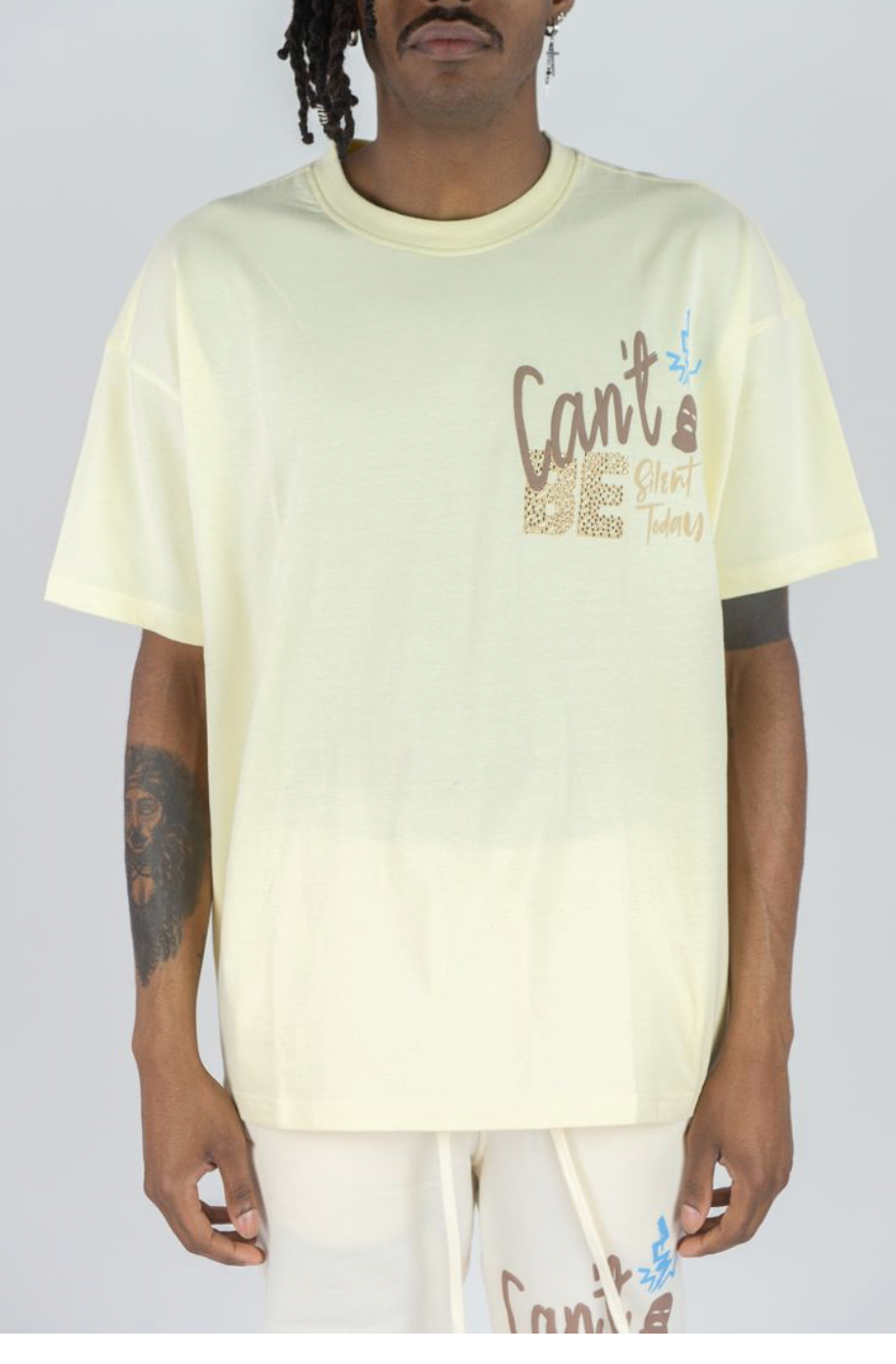 Can't Be Silent Tee - Cream