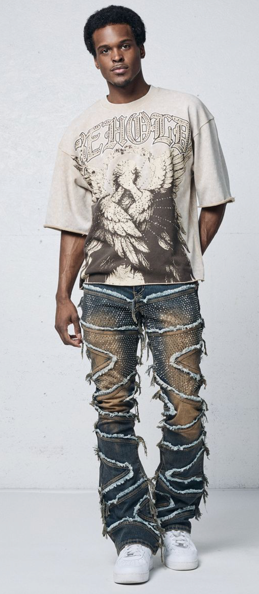 Behold Graphic Tee - Vintage Khaki