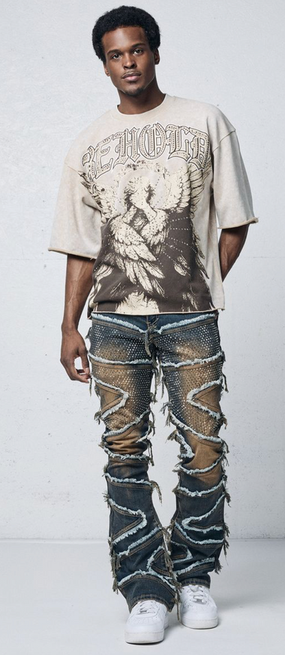 Behold Graphic Tee - Vintage Khaki