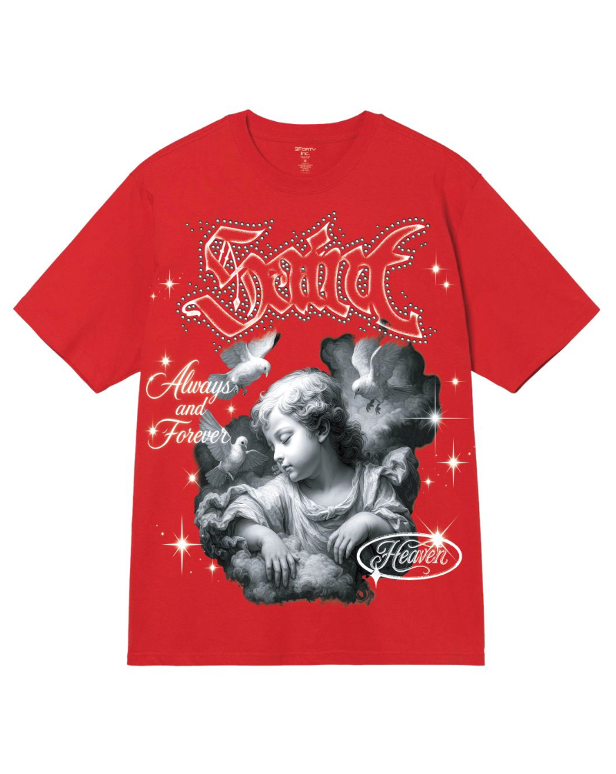 Saint Graphic Tee - Red