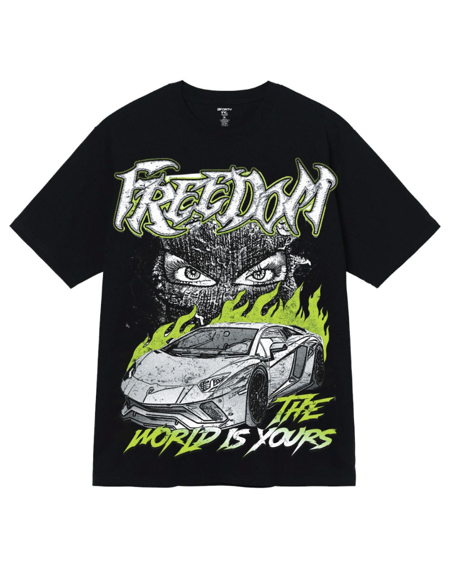Freedom Graphic Tee - Black