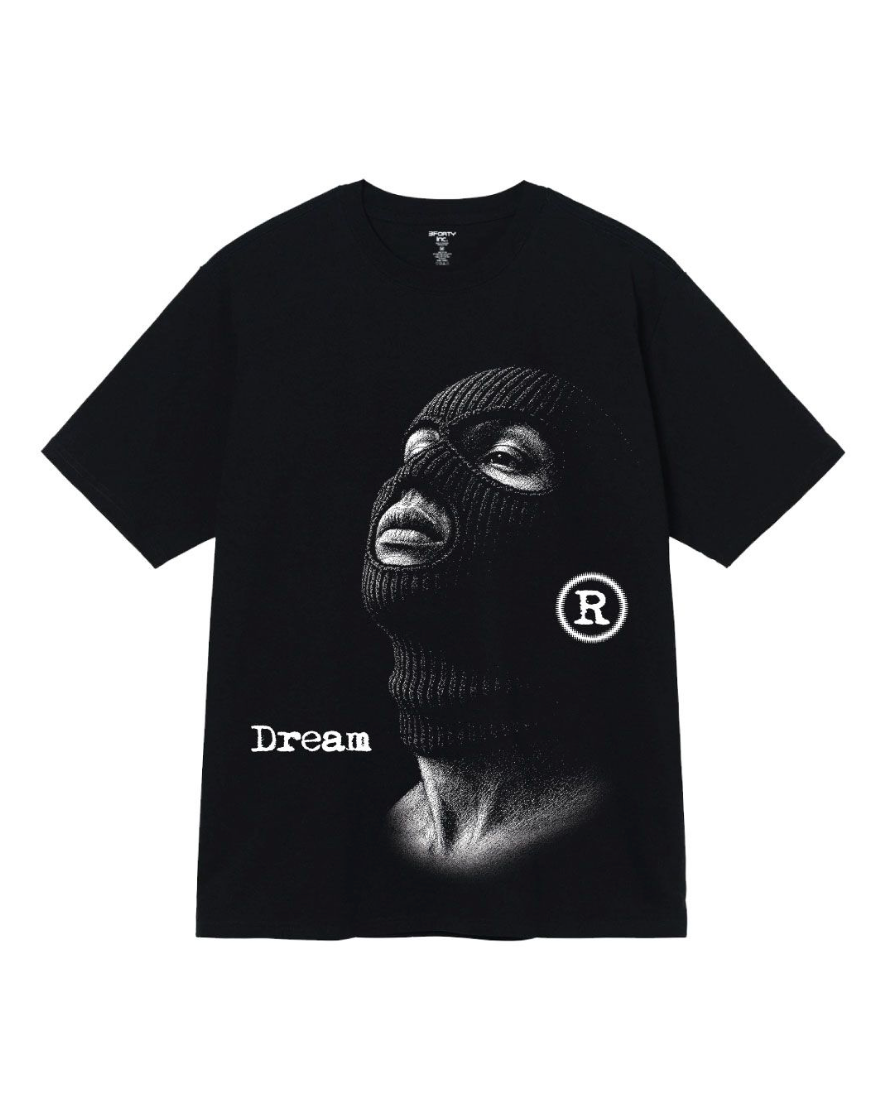 Big Men's Dream Graphic Tee - Black