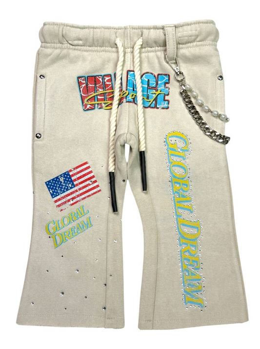 Global Dream Kids Sweats - Cream