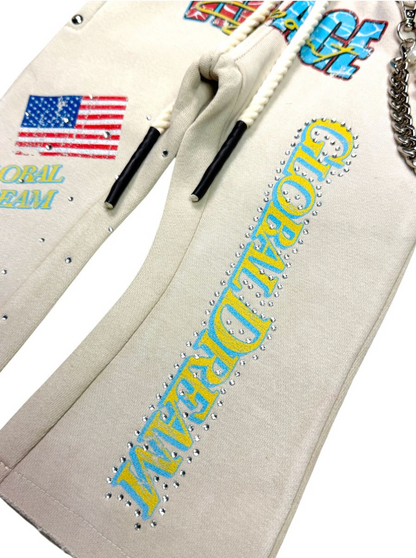 Global Dream Kids Sweats - Cream