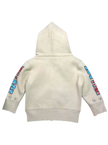 Global Dream Kids Zip Up - Cream