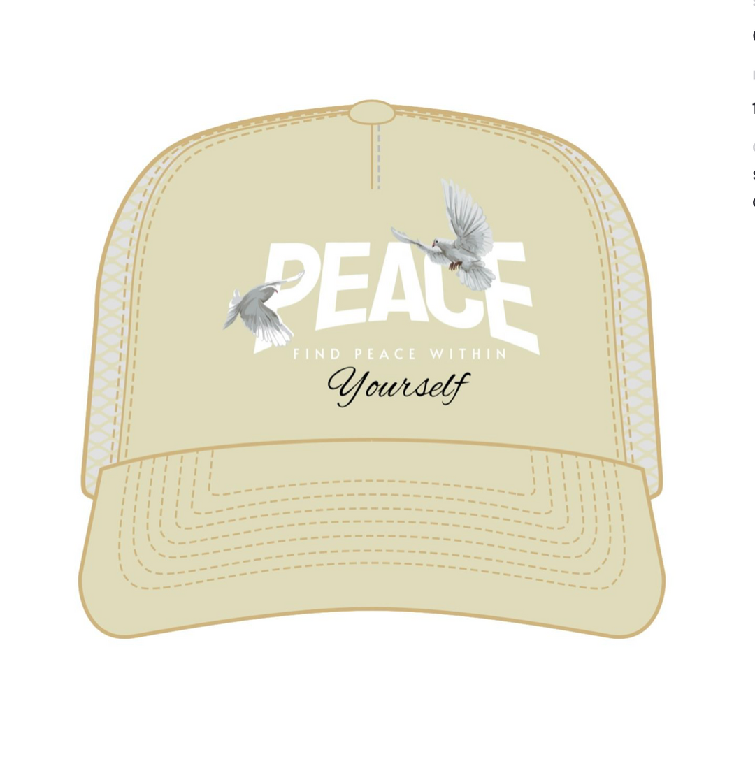 Peace Dove Snapback - Oatmeal