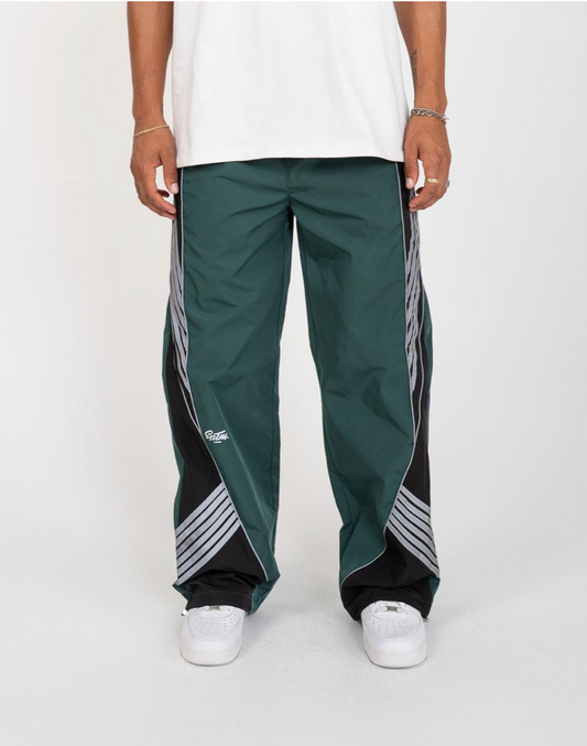 Mayhem Baggy Nylon Pants - Green