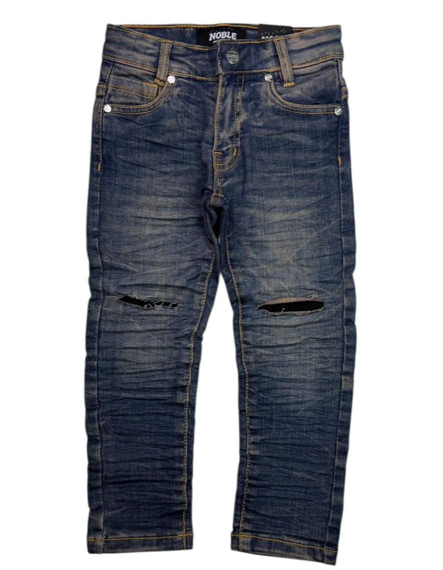 Ripped Kids Jeans - Blue
