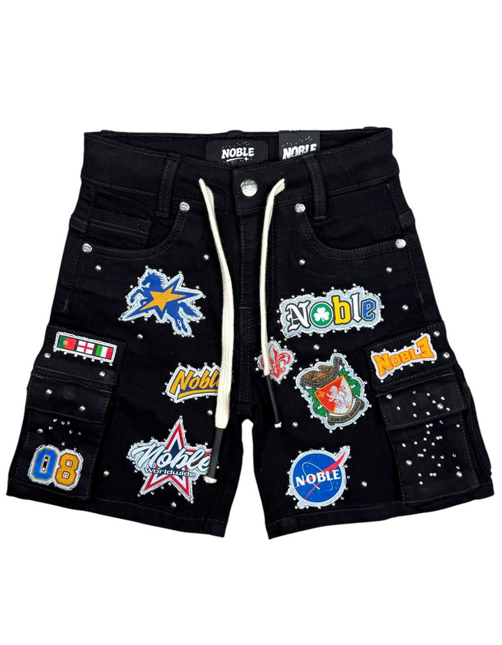Noble Kids Jorts - Black