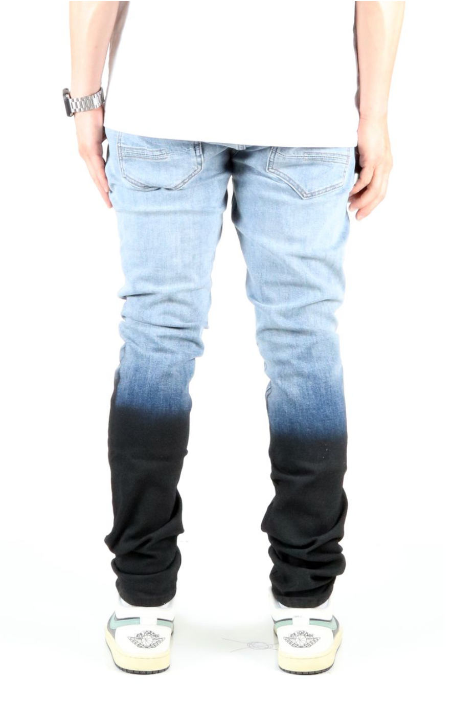 Mike Dye Skinny Jeans - Blue