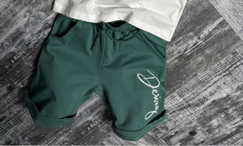 Kids Design Shorts - Green