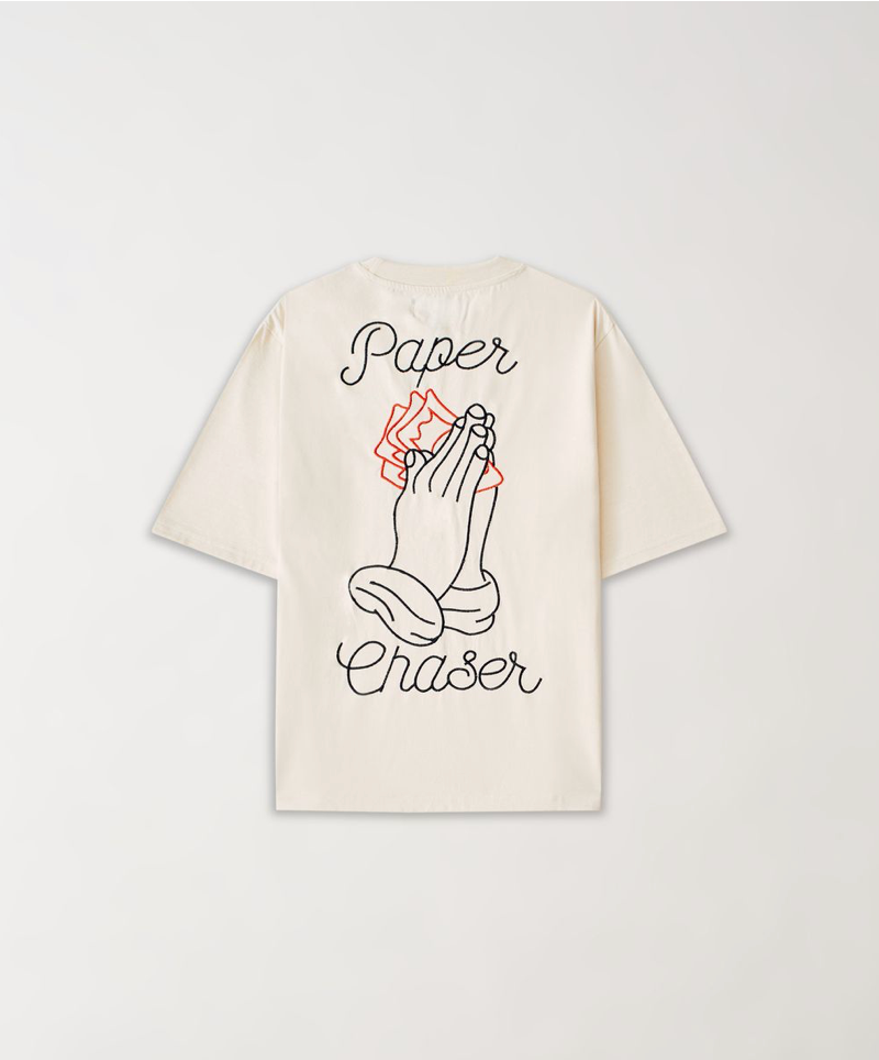 Paper Chaser Graphic Tee - Cream