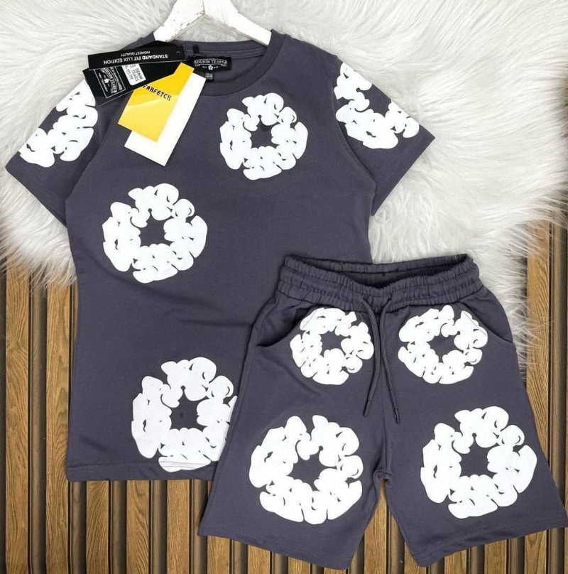 Kids Denim Tears Shorts - Grey