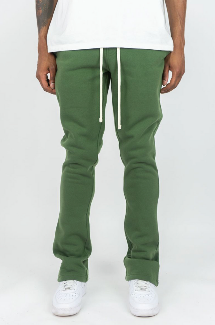Blank Stacked Sweats - Green