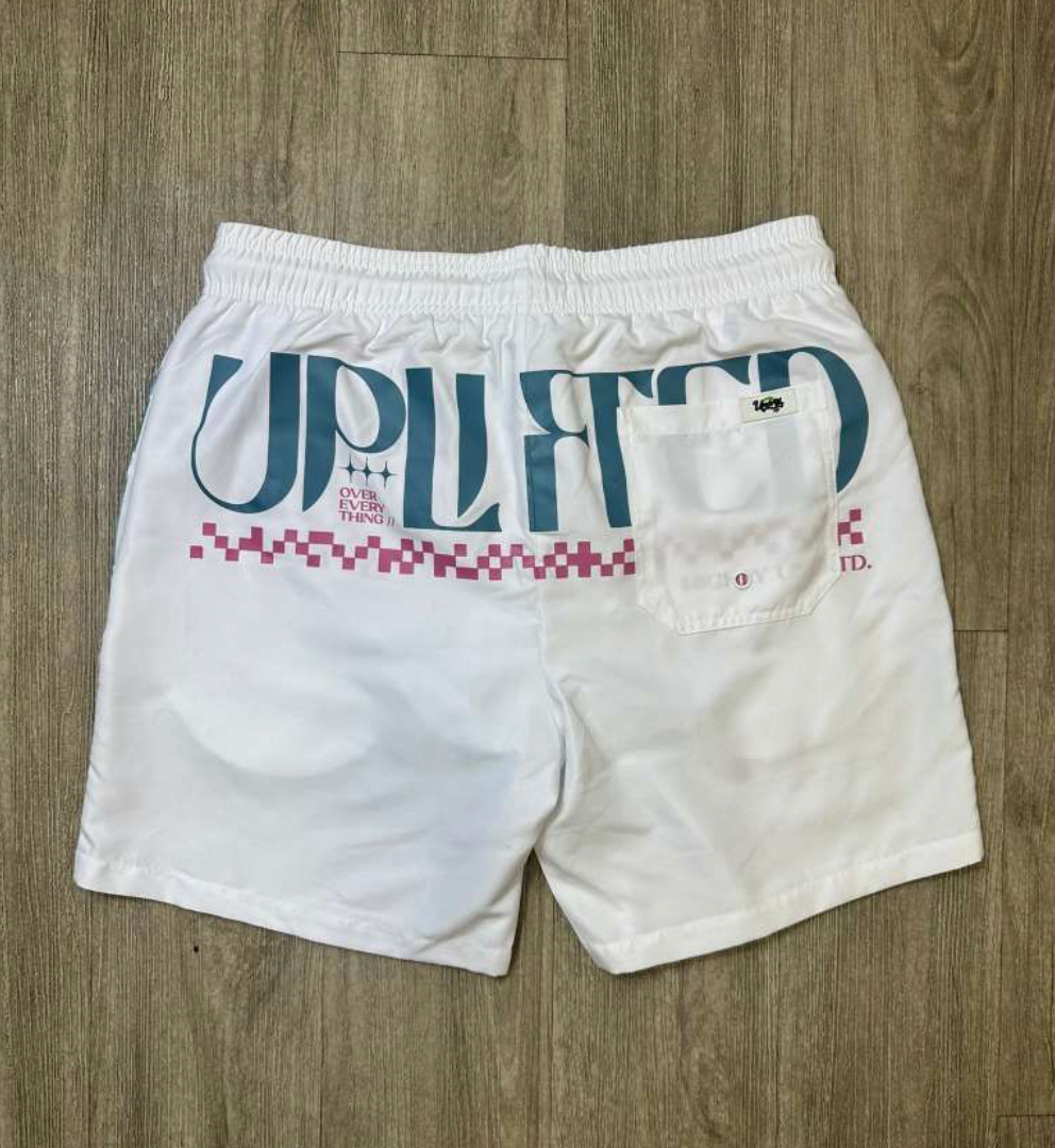 Uplifted Nylon Shorts - White