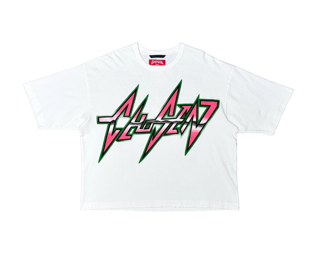 Enlighten One Cropped Tee - White
