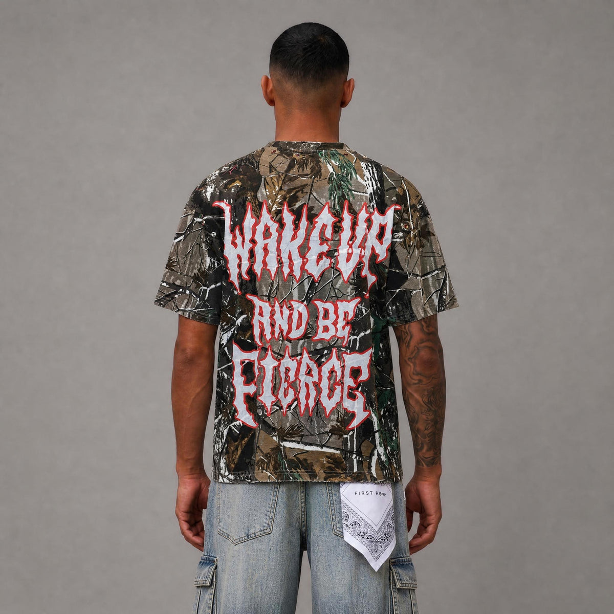 Silver Scorpion Tee - Camo