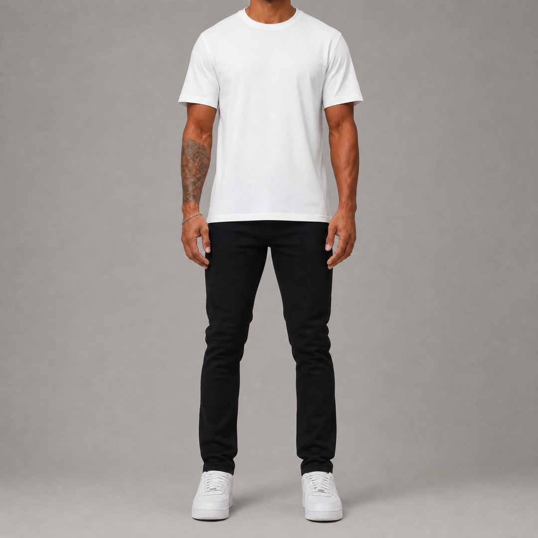 Skinny Denim Jeans - Black