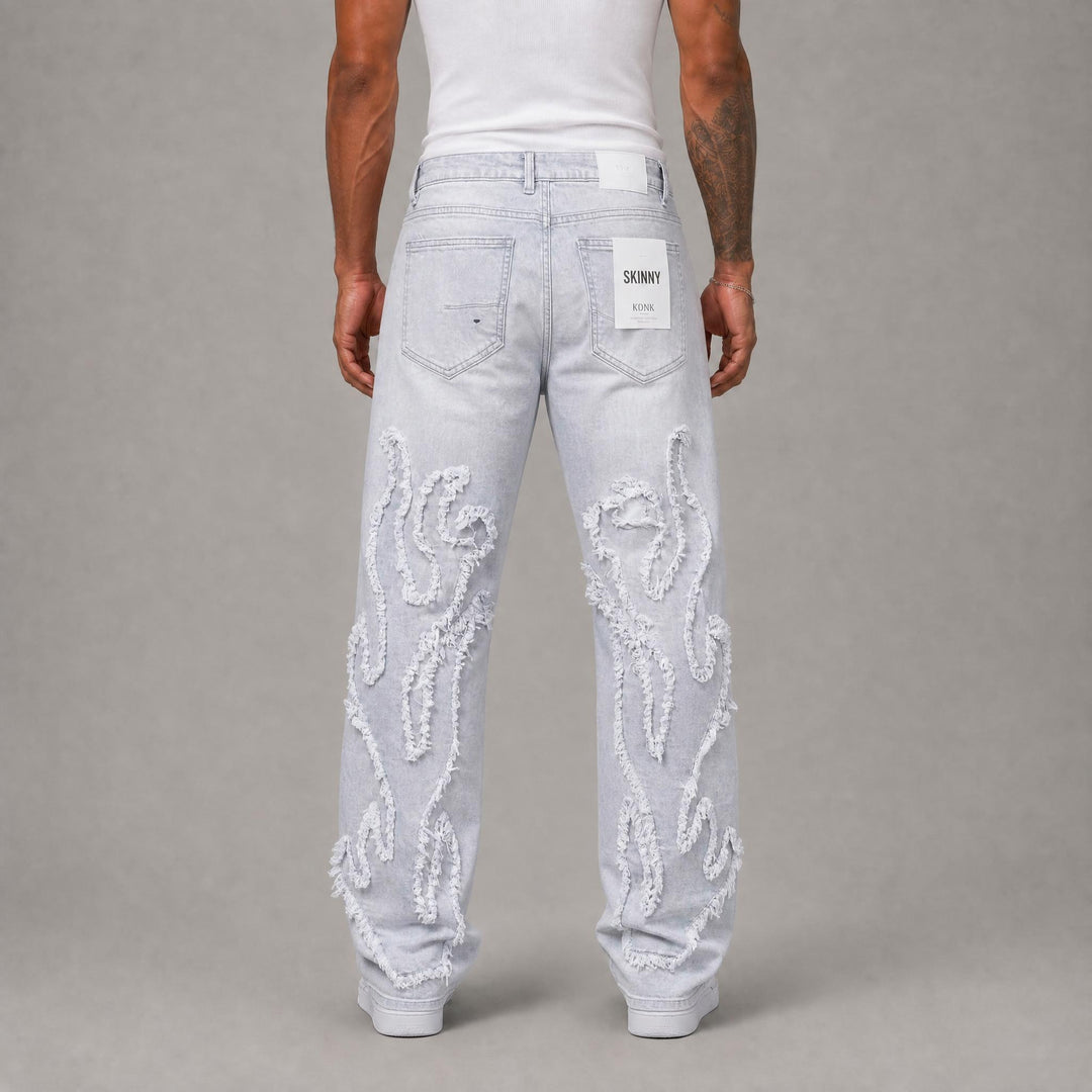 Skinny Denim Jeans - Grey