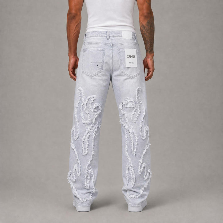 Skinny Denim Jeans - Grey